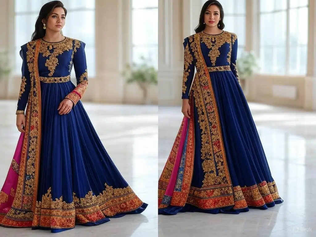 Indian gowns: Where tradition meets trend.