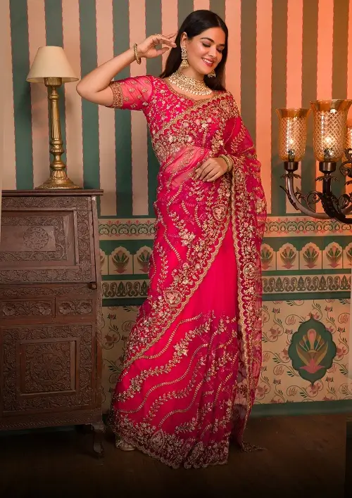 Wholesaler of Wedding & Bridal Sarees in Surat