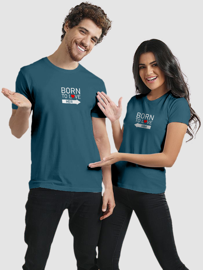 Born To Love Designer Couple T Shirt Collection collection 4
