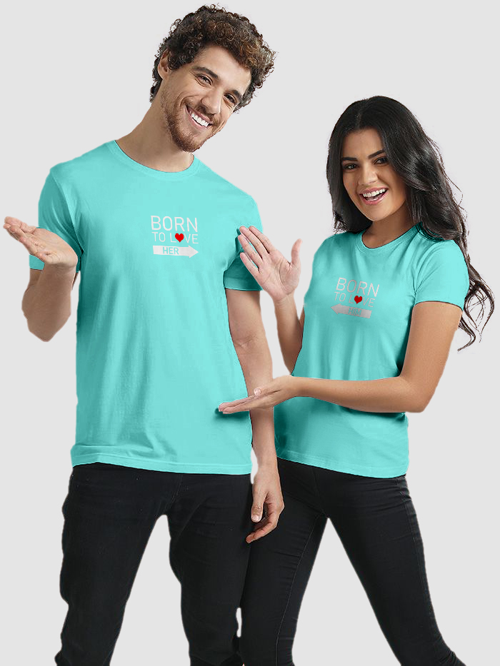 Born To Love Designer Couple T Shirt Collection collection 3