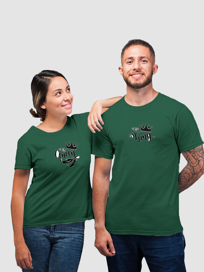 King And Queen Designer Couple Tshirt Collection collection 7