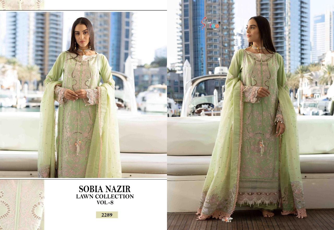 Shree Fab Sobia Nazir Lawn Collection Vol 8 collection 9