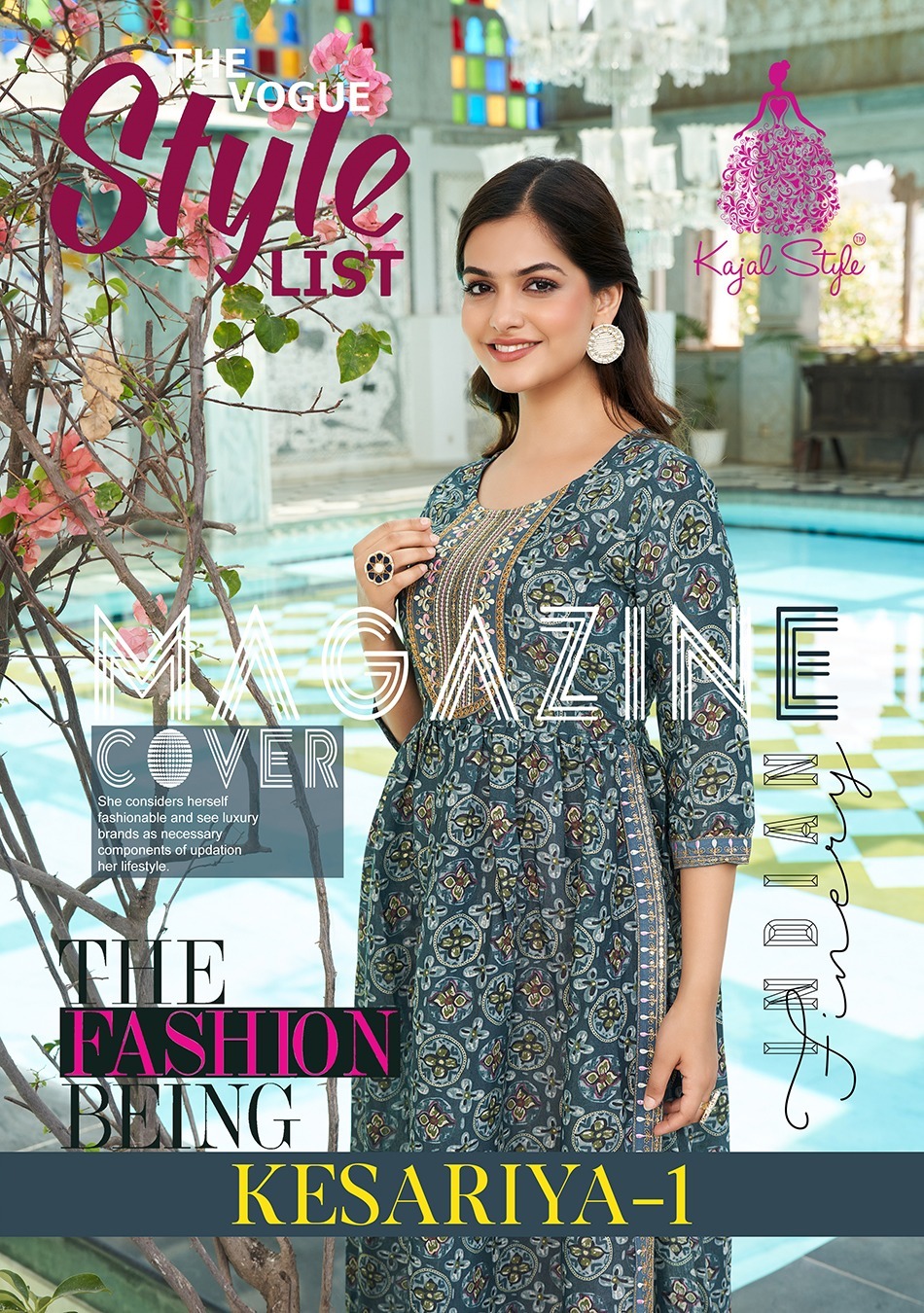 Kajal Style Kesariya Vol 1 collection 1