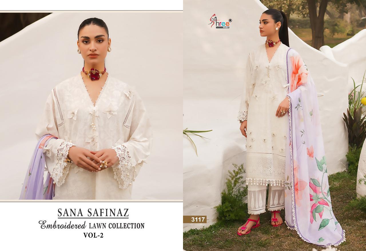 Shree Sana Safinaz Embroidered Lawn Collection Vol 2 collection 3