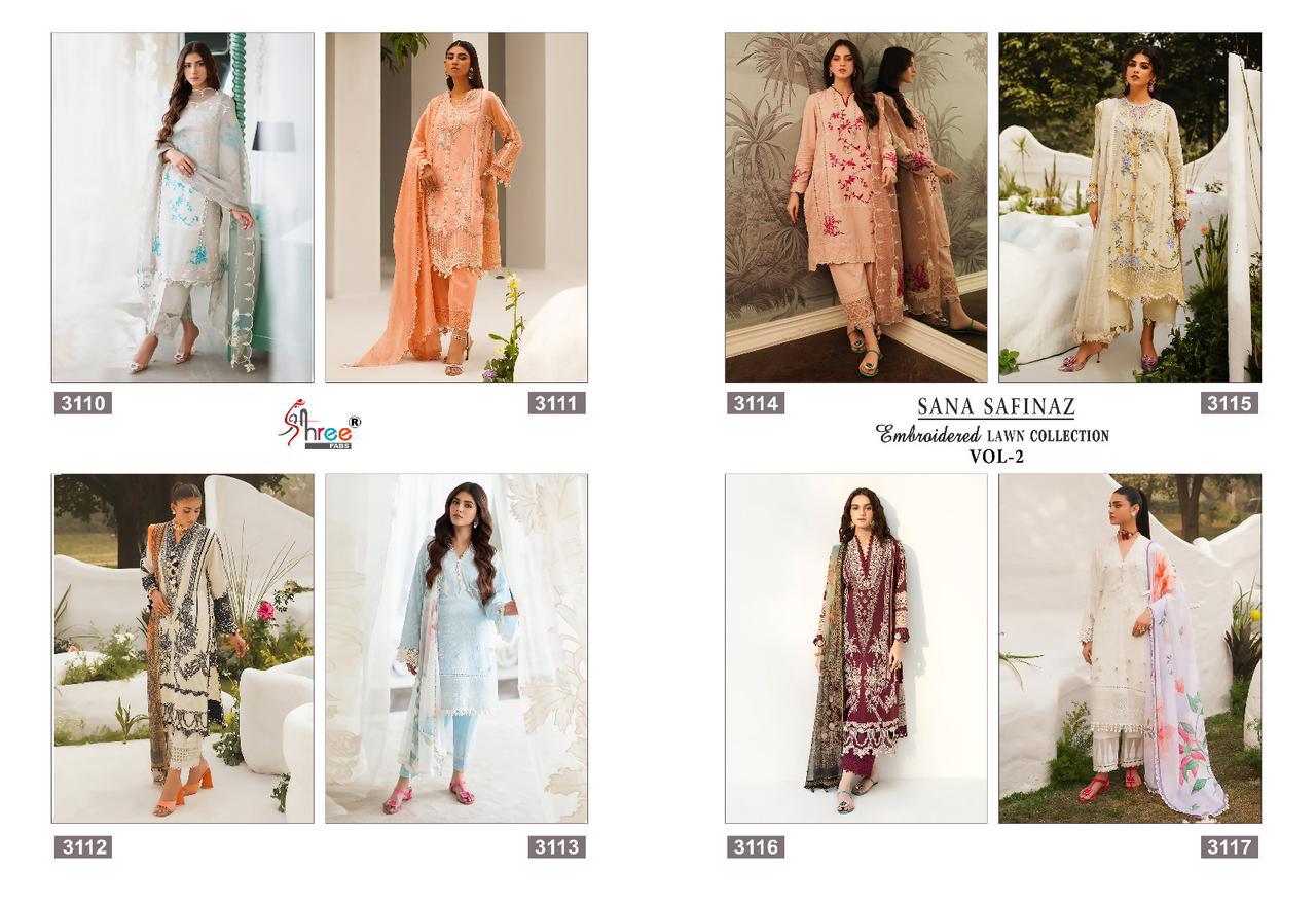 Shree Sana Safinaz Embroidered Lawn Collection Vol 2 collection 5