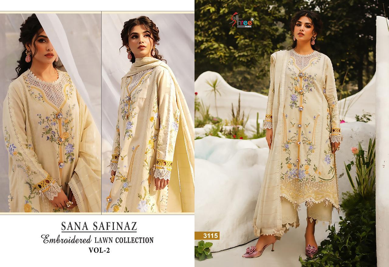 Shree Sana Safinaz Embroidered Lawn Collection Vol 2 collection 2