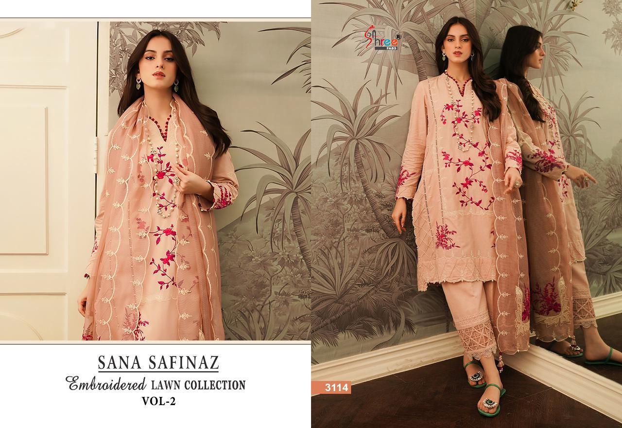 Shree Sana Safinaz Embroidered Lawn Collection Vol 2 collection 7